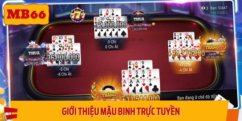 Sơ lược thông tin Mậu Binh trực tuyến